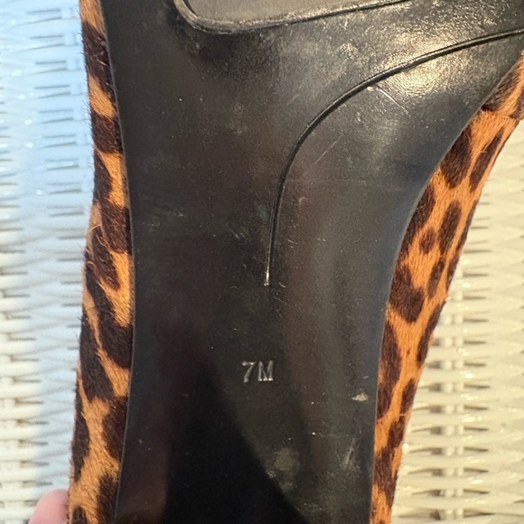 Nine West Leopard Print Heels - Picture 7 of 7